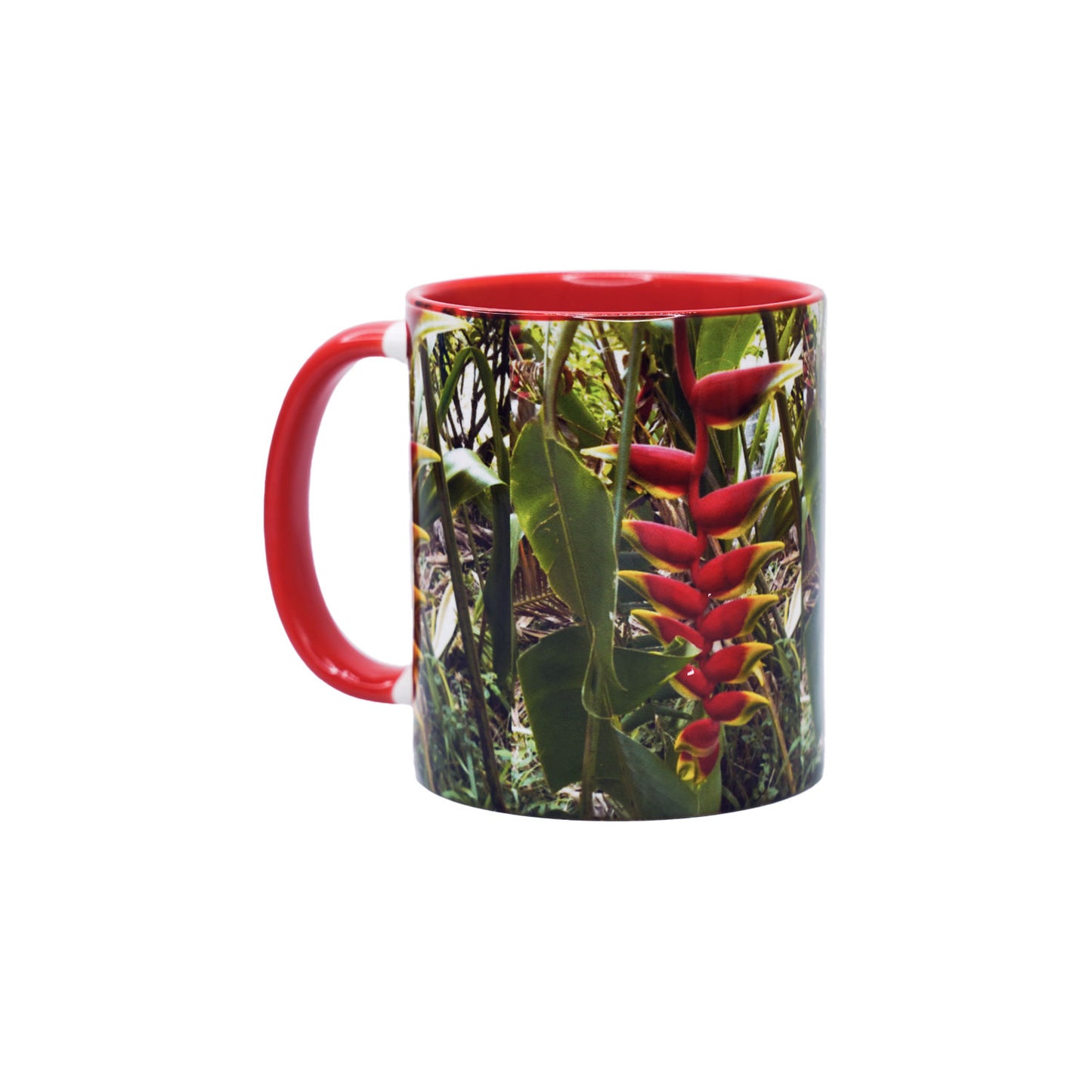 Red Lobster Claw Heliconia 11oz Ceramic Mug