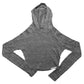 Super Soft Slim Fit Crop Track Suit in Gray