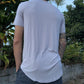 Aloha Baseline Diamond Soft & Stretchy Breathable Gray T-Shirt