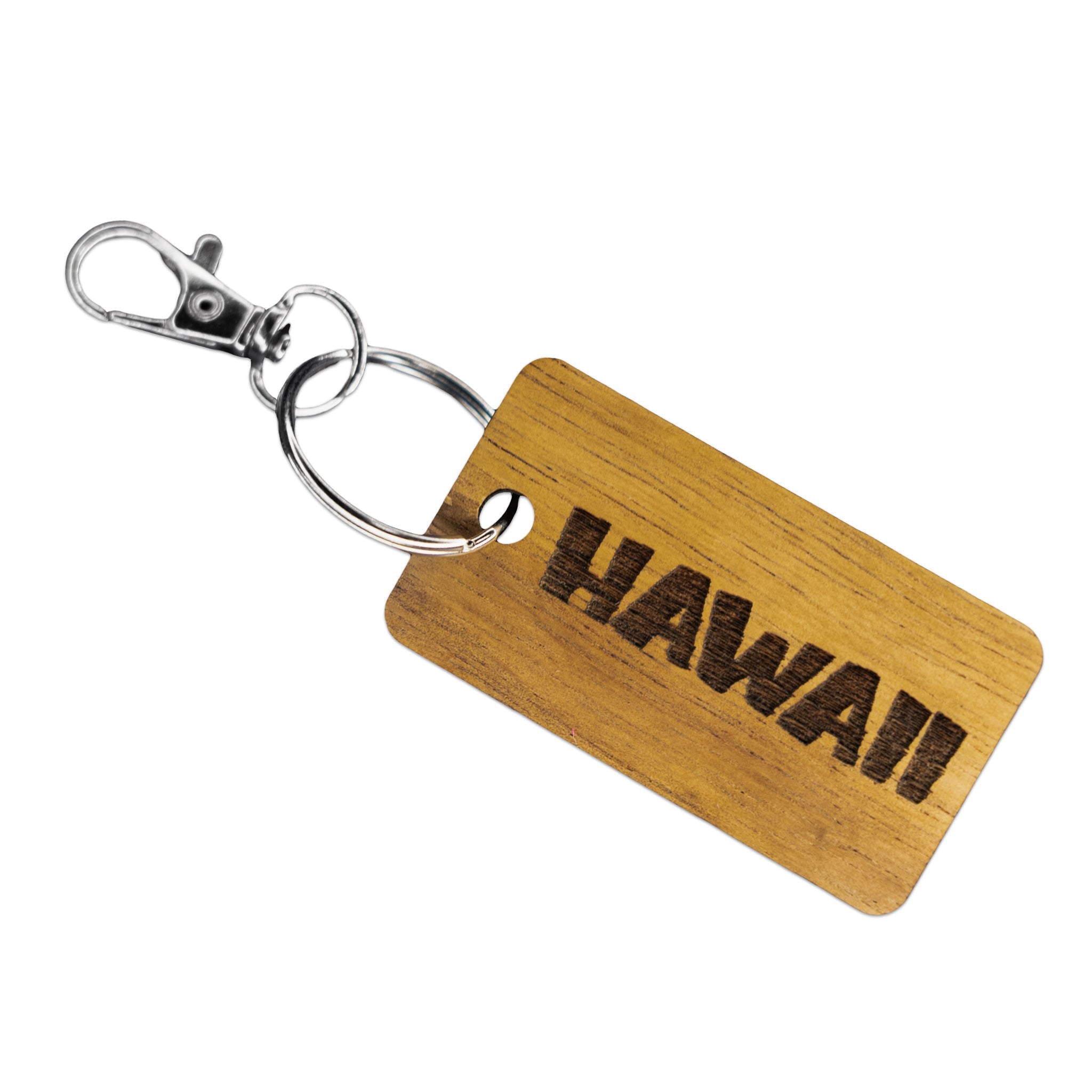 100% Koa Wood Lina Kī Hawaii - Keychain