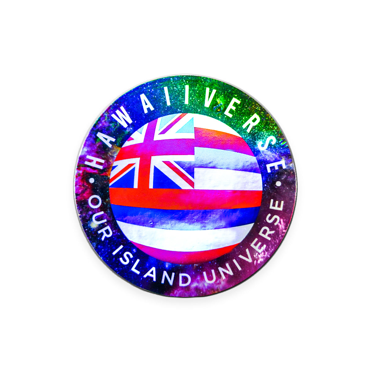 Limited Edition Holographic Hawaiiverse Vinyl Sticker