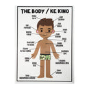 Keiki Educational ʻŌlelo Hawaiʻi Hawaiian Language Posters 8"x18"