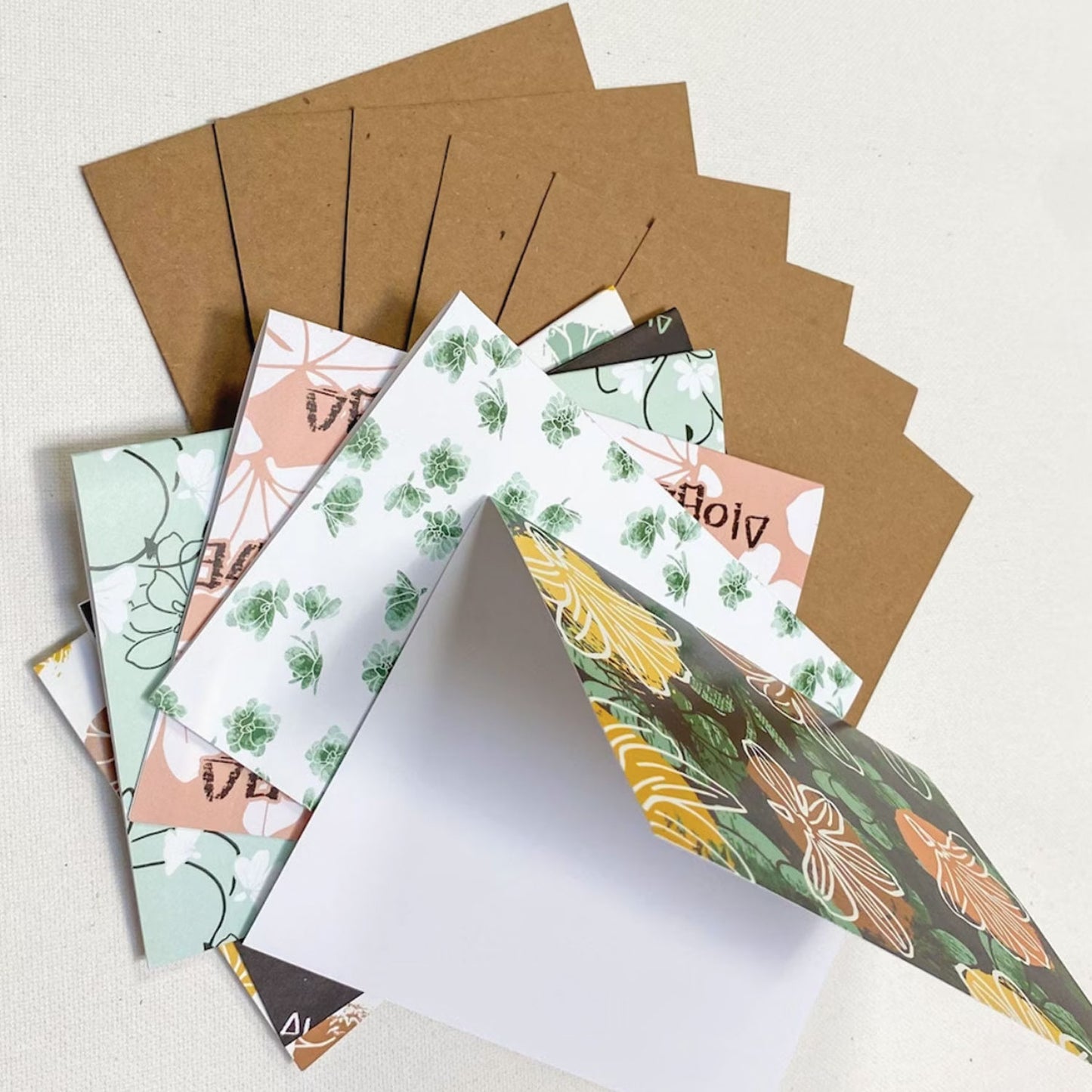Hawaiian Greeting Cards 4"x6" 6 Pack - Naupaka Aloha Variety