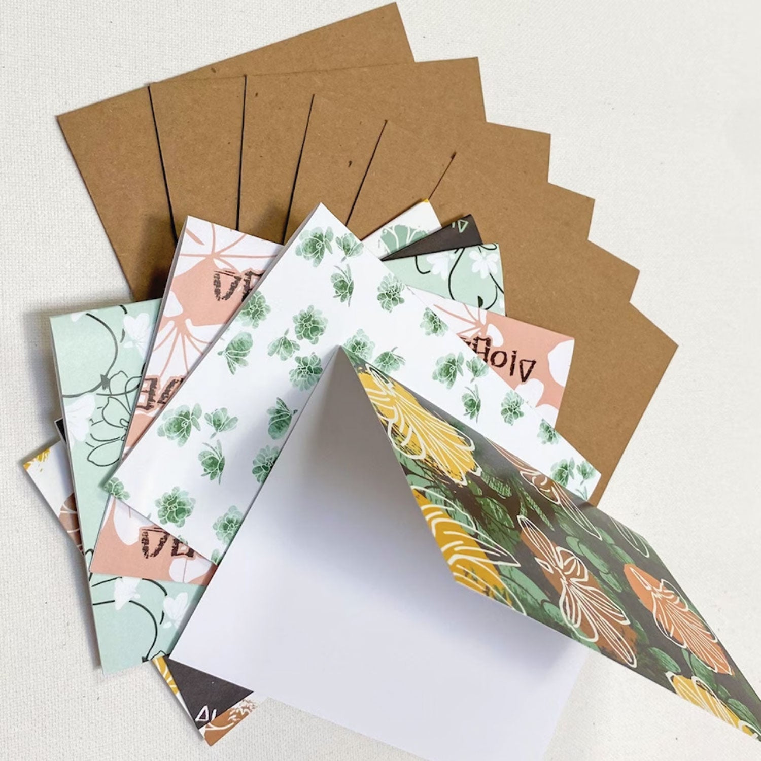 Hawaiian Greeting Cards 4"x6" 6 Pack - Naupaka Aloha Variety