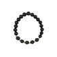 Black Onyx + Lava Bead 14k Gold Filled 7" Bracelet
