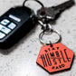 Stay Humble / Hustle Hard Acrylic Hexagon Keychain - Opaque Mint