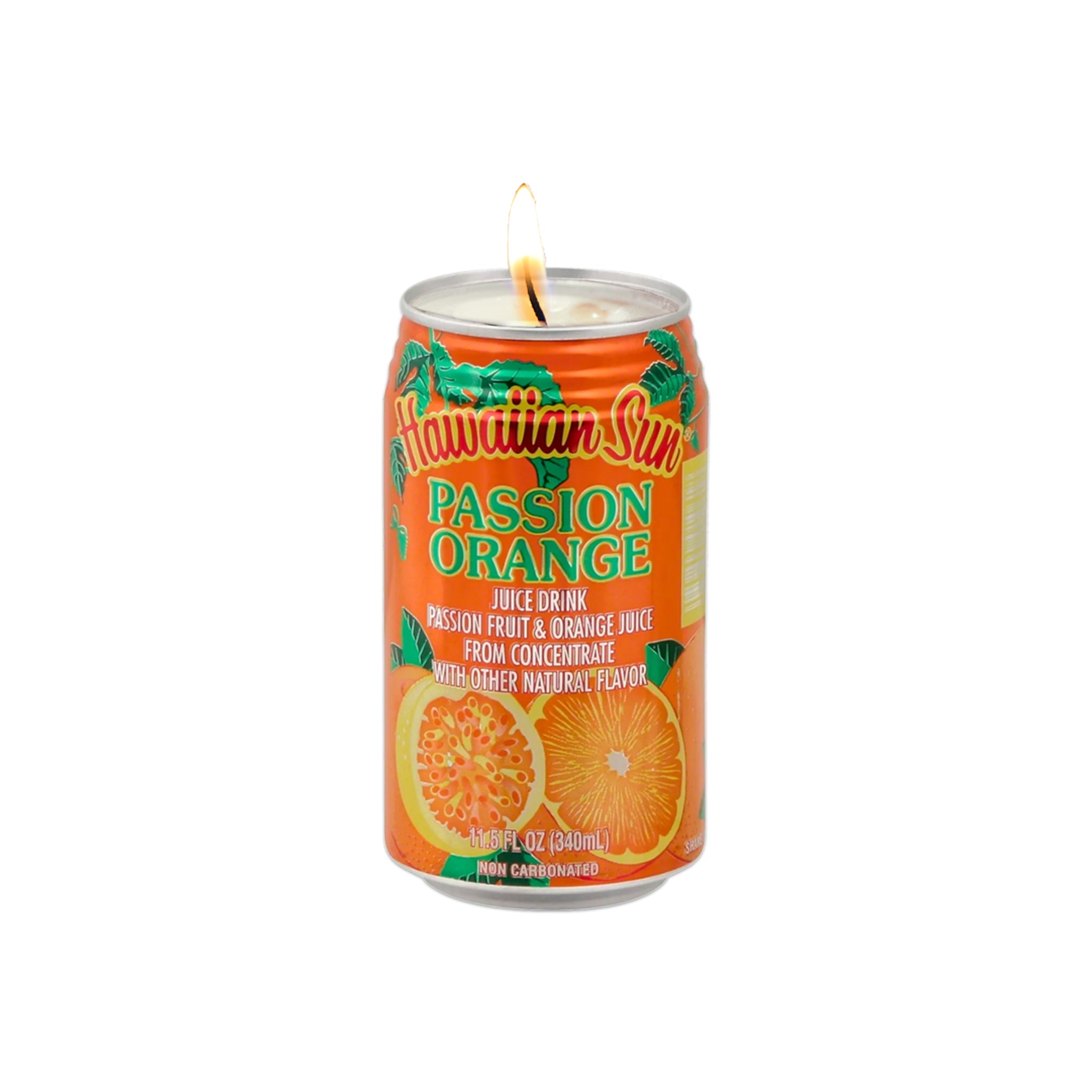 Juice Can Passion Orange Scent Coconut Soy Candle