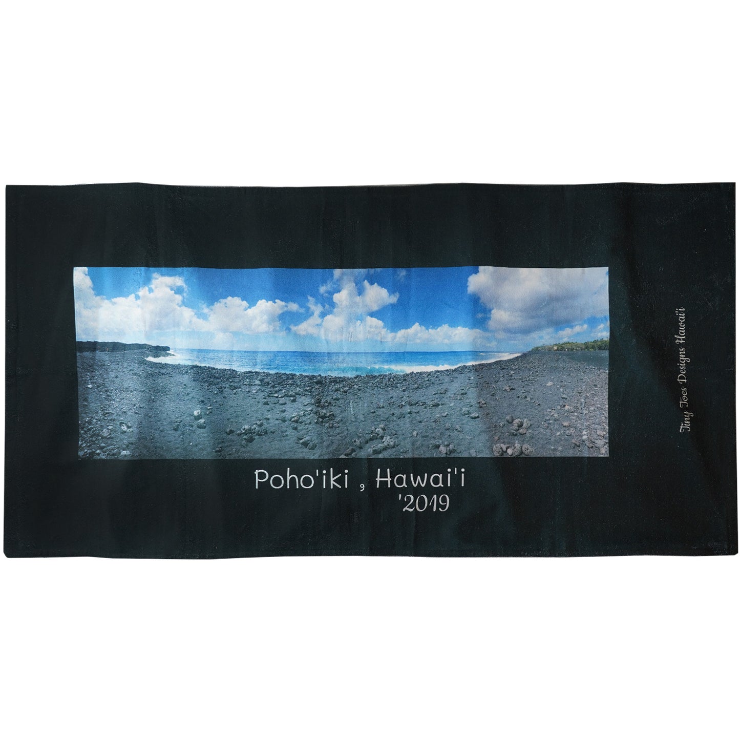 Pohoʻiki Beach 30" x 60" Beach Towel