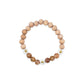 Sunstone + Glass Daisy & Rosewood 14k Gold Filled 7" Bracelet