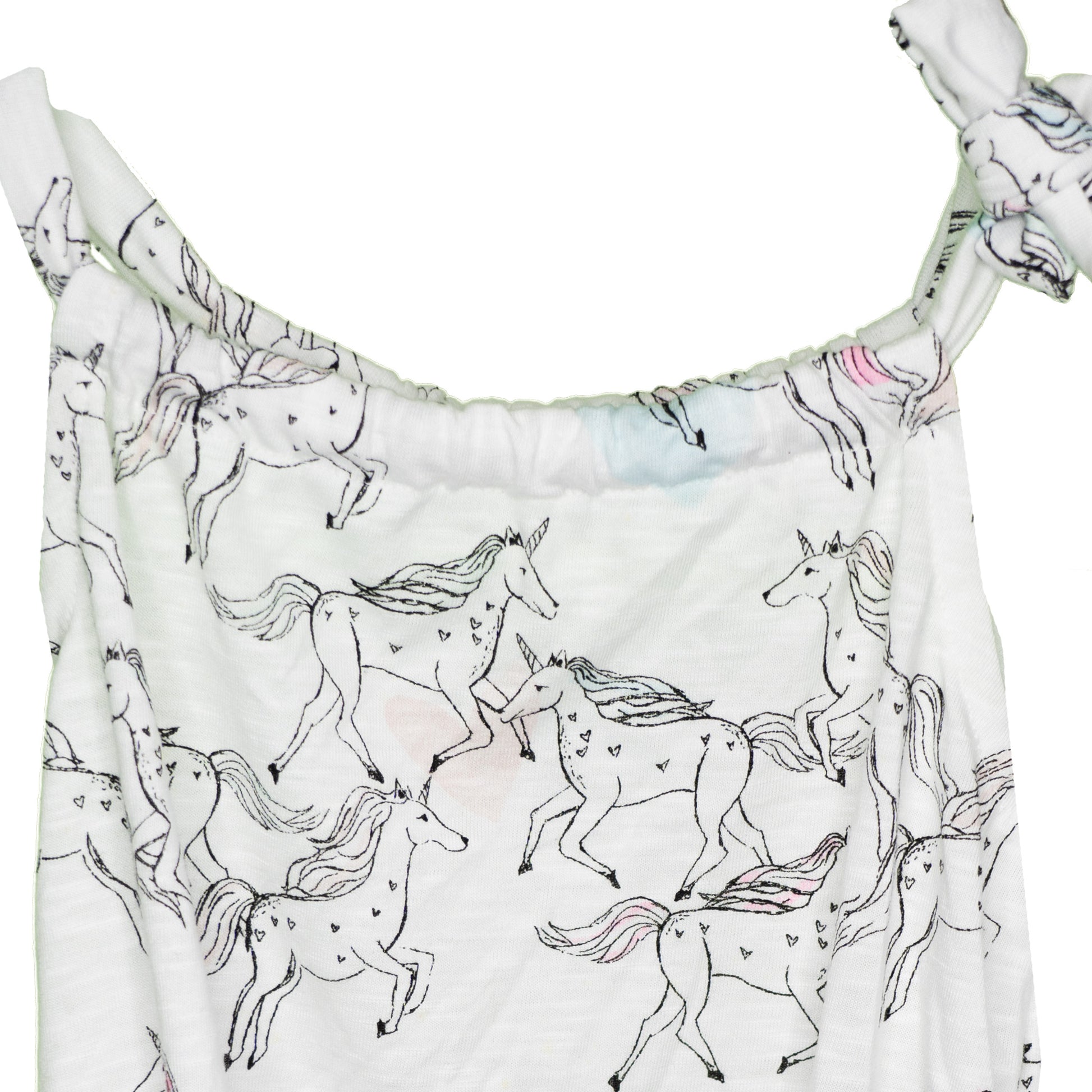 Unicorn Print Handmade Romper & Headband