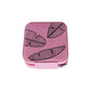 Faux Leather Zippered Travel Jewelry Box - Banana Leaf
