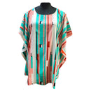 Colorful Abstract Poncho Mini Dress
